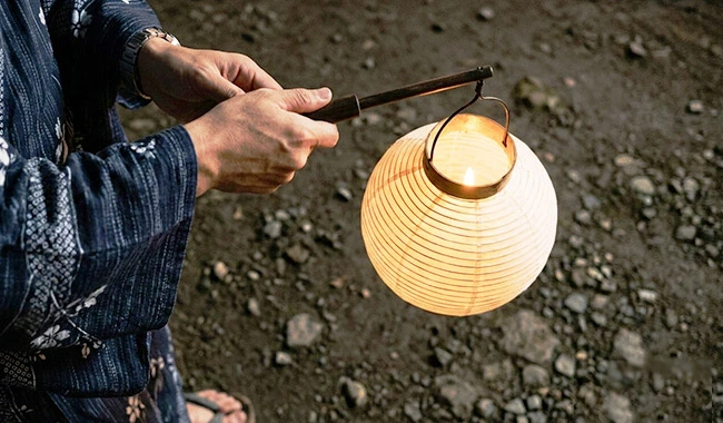 神社提灯設置イメージ