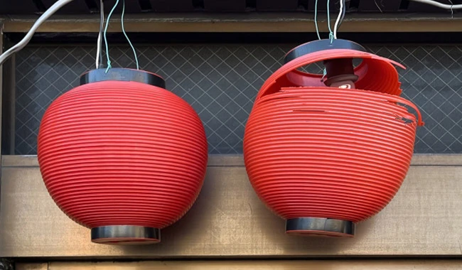 提灯破損イメージ画像