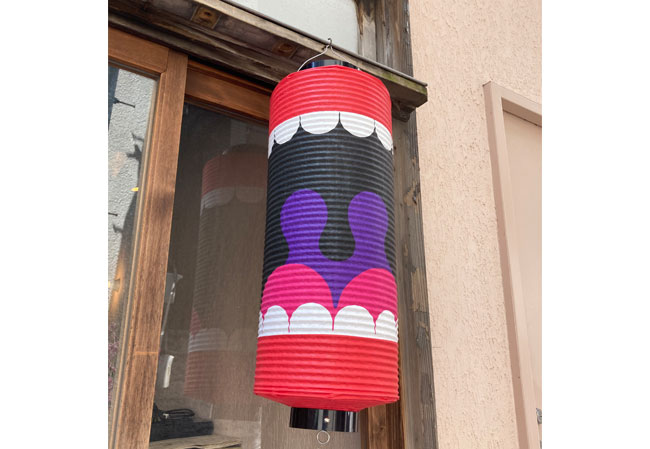 実績61 7号桶型和紙提灯使用風景