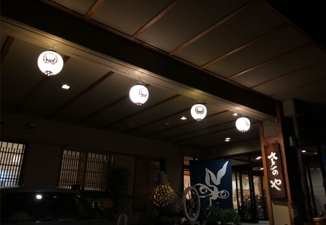実績63 使用風景夜間ライトアップ時